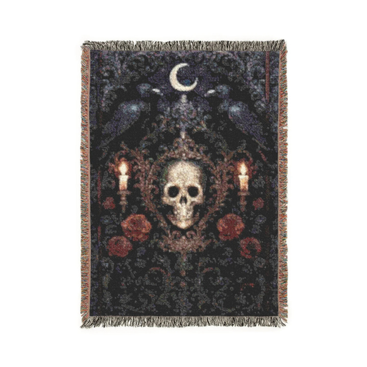 Skull & Raven Blanket